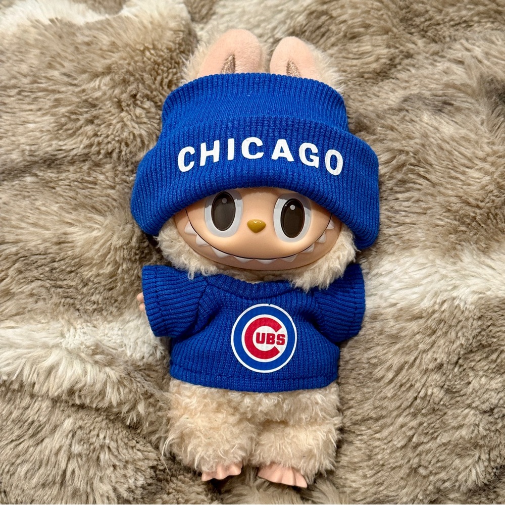 Labubu Outfit Set CHICAGO CUBS - handmade